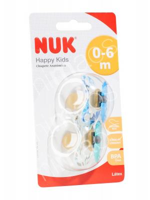 Nuk chupete latex dia t-1 2 undidades