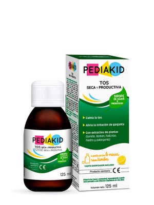Pediakid tos seca y productiva sabor limón 125 ml