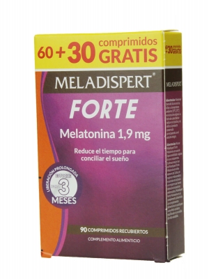 Meladispert forte melatonina 60+30 comprimidos