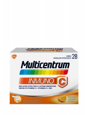 Multicentrum inmuno c sabor naranja 28 sobres