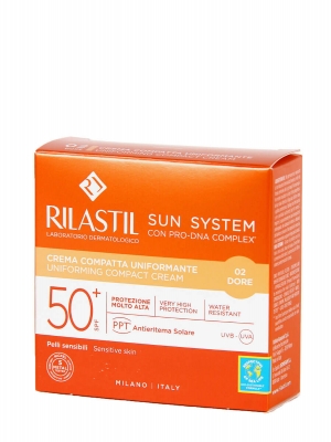 Rilastil sun system compacto color dore spf50+ 10 gr