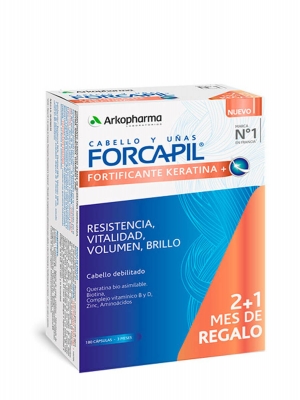Arkopharma forcapil fortificante keratina + 180 cápsulas