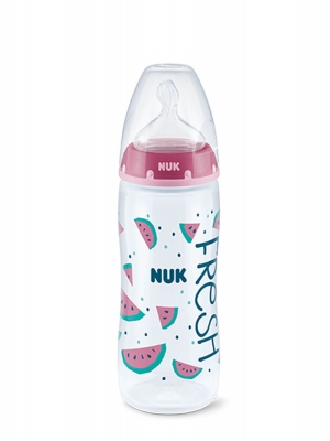 Nuk biberón tetina anatómica xl 6-18 meses frutas 360 ml