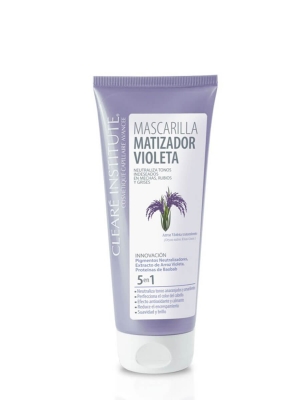 Clearé institute mascarilla matizador violeta 200 ml