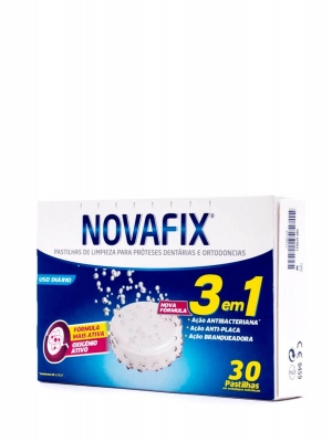 Novafix tabletas limpiadoras 3 en 1 30 tabletas