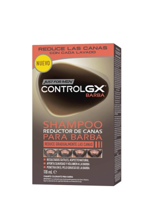 Just for men control gx champú barba 118 ml