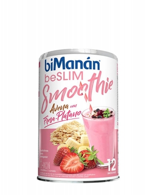 Bimanan beslim smoothie avena con fresa y plátano 420 gr