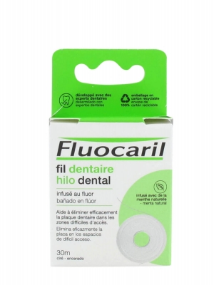 Fluocaril hilo dental con fluor 30m