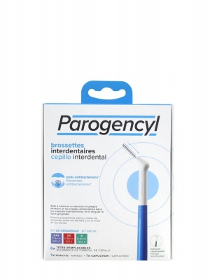 Parogencyl interdental kit de inicio 1 mango+ 6 recambios