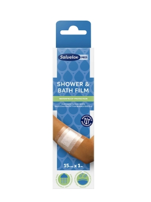 Salvelox med shower & bath film apósito adhesivo 15cmx1m