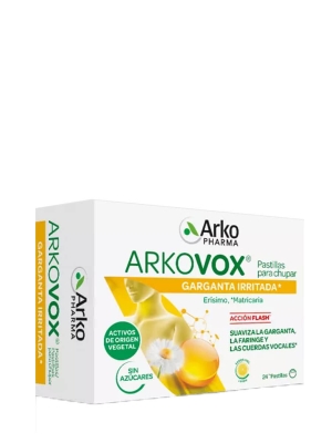 Arkopharma arkovox miel y limón 24 pastillas para chupar