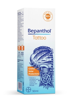 Bepanthol tattoo crema solar protectora spf 50 50 ml