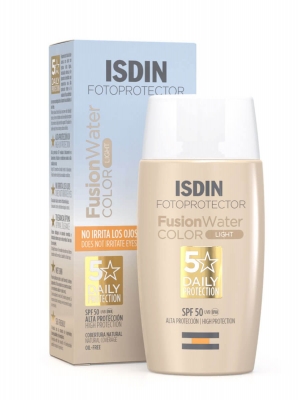 Isdin fusion water color light spf 50+ 50ml