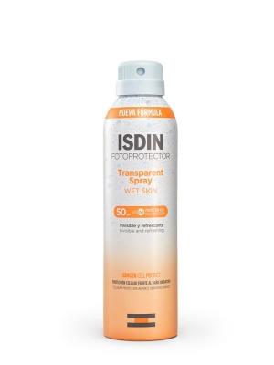 Isdin fotoprotector transparent spray wet skin spf50 100 ml