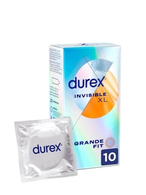 Durex invisible xl 10 preservativos