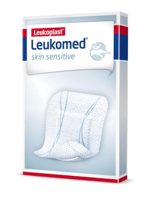 Leukomed skin sensitive aposito 5x7.2cm 5 unidades
