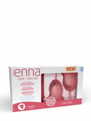 Enna cycle easy cup 2 copas menstruales talla s + aplicador