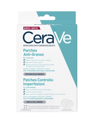 Cerave parches control imperfecciones 22 unidades