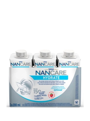 Nestlé nancare hydrate sabor fresa 3x200 ml