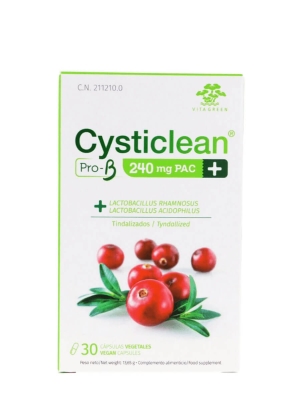 Cysticlean pro-b 240 mg pac 30 cápsulas