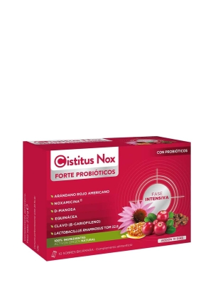 Cistitus nox forte probióticos 10 sobres bicámara