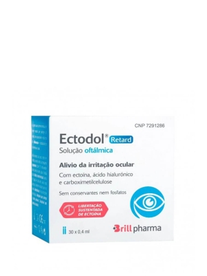 Ectodol retard solución oftálmica 30 monodosis