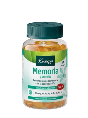 Kneipp memoria sabor piña 60 gominolas