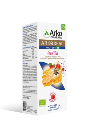 Arkopharma Arkoreal Jarabe Protect Bio sabor fresa 140 ml