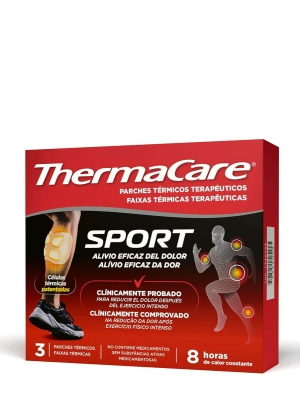 Thermacare sport parches térmicos 3 unidades