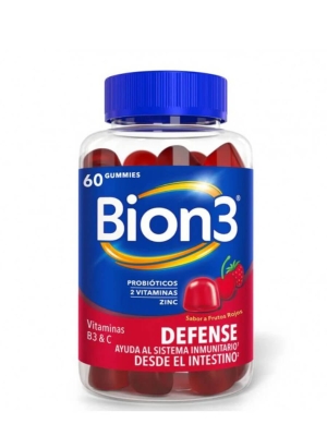 Bion 3 defense sabor frutos rojos 60 gominolas