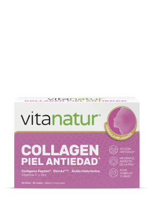 Vitanatur collagen piel sabor frutos rojos 30 viales