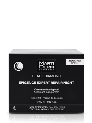 Martiderm black diamond epigence expert repair refill crema noche 50ml
