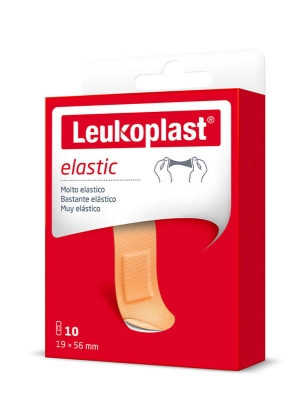 Leukoplast elastic apósito adhesivo 10 tiritas