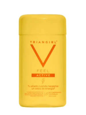 Triangirl feel active sabor limón 60 comprimidos chupables