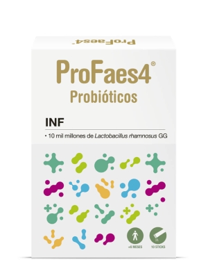Profaes4 probióticos inf 10 sticks
