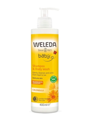 Weleda calendula 2 en 1 champú y gel de ducha 400ml