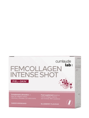 Cumlaude lab femcollagen intense shot sabor arándano 7x25ml