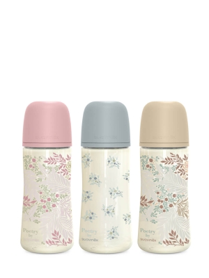 Suavinex poetry biberón tetina fisiológica flujo denso 360 ml 1 unidad