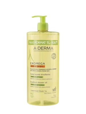 A-derma exomega control aceite limpiador corporal 1 litro