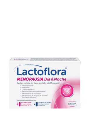 Lactoflora menopausia Día & Noche 60 cápsulas