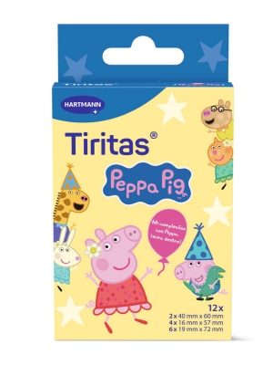 Hartmann tiritas peppa pig 12 unidades surtidas