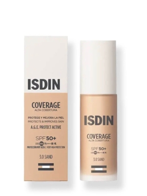 Isdin coverage spf50+ color sand 3,0 30gr
