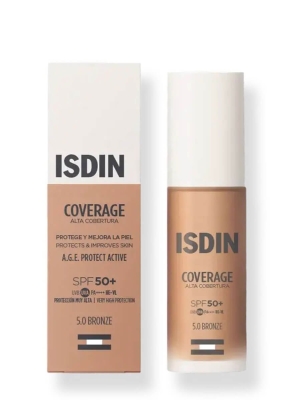 Isdin coverage spf50+ color bronze 5,0 30gr