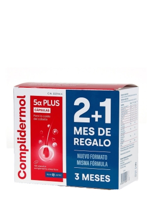 Complidermol 5 alfa plus pack 180 capsulas