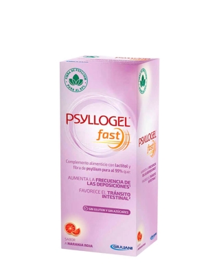 Psyllogel fast sabor naranja roja 20 sticks