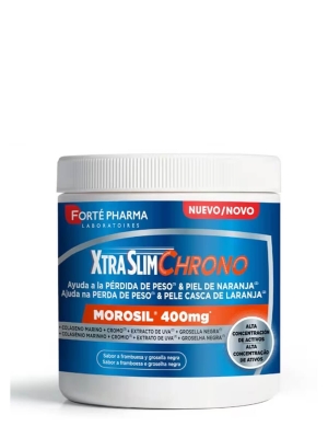 Forte pharma xtraslim chrono morosil 400mg sabor frambuesa y grosella negra 205gr