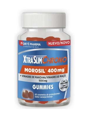 Forte pharma xtraslim morosil 400mg sabor naranja 60 gominolas