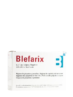 Blefarix, 20 toallitas unidosis estériles