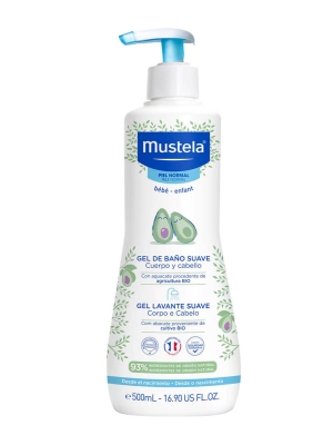 Mustela gel de baño suave 500 ml
