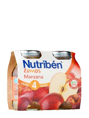 Nutriben zumo manzana 130 ml 2 unidades bipack